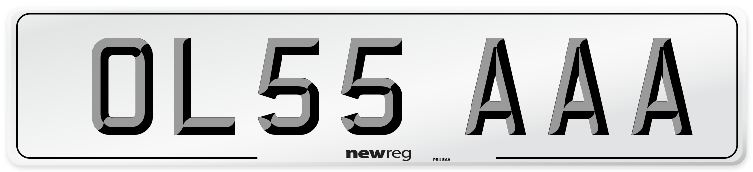 OL55 AAA Number Plate from New Reg
